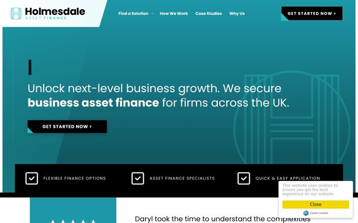 Screenshot of haf.co.uk