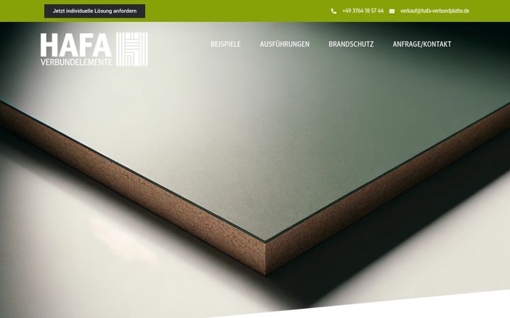 Screenshot of hafa-verbundplatte.de