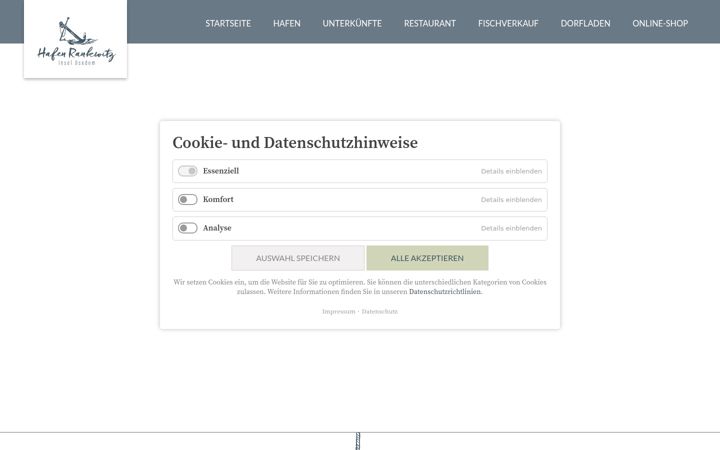 Screenshot of hafen-rankwitz.de