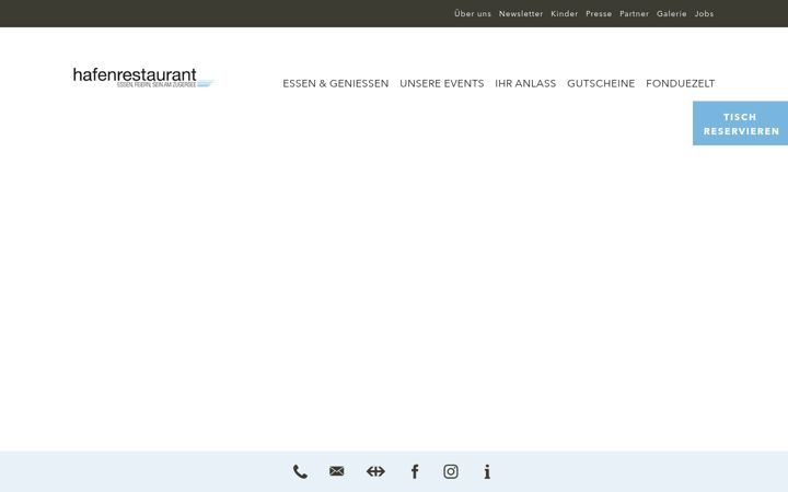 Screenshot of hafenrestaurant.ch