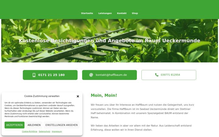 Screenshot of haffbaum.de
