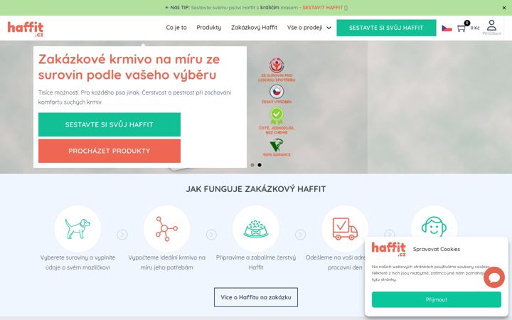 Screenshot of haffit.cz