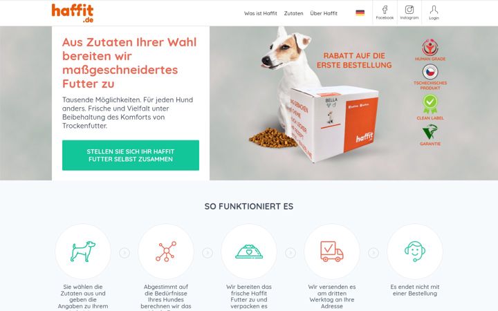 Screenshot of haffit.de