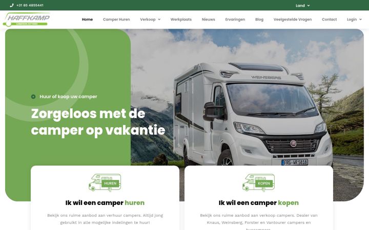 Screenshot of haffkamp.eu