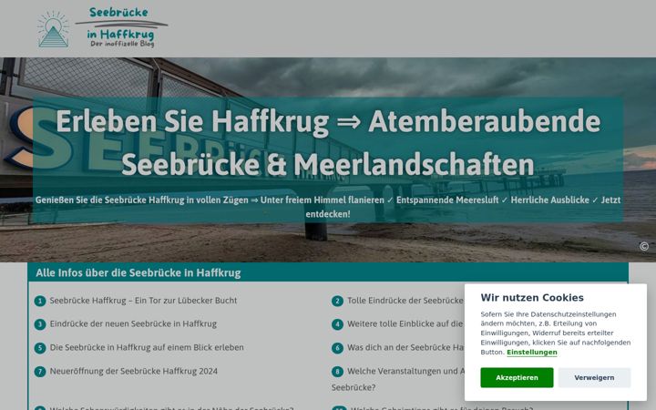 Screenshot of haffkrug-seebruecke.de