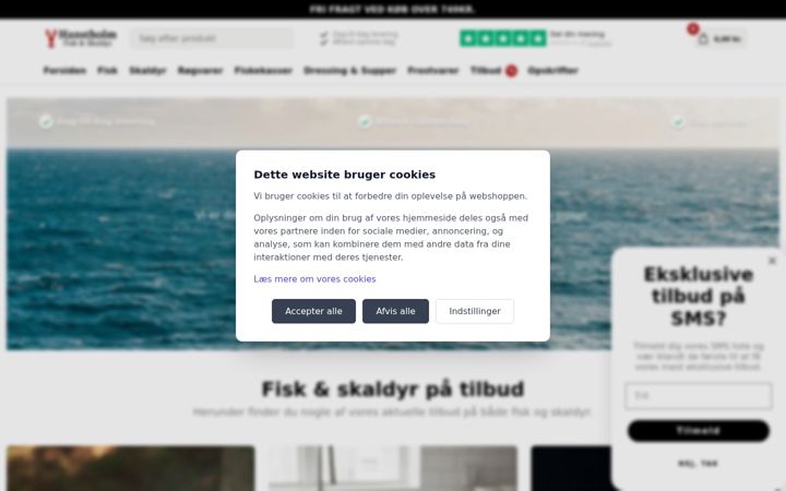 Screenshot of hafiska.dk