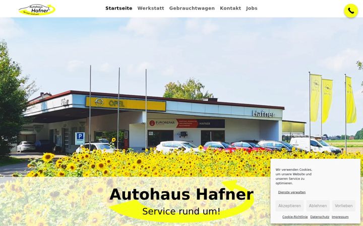 Screenshot of hafner-automobile.de
