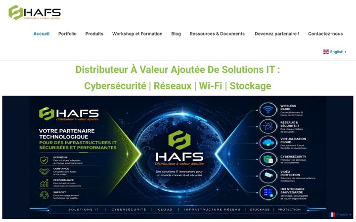 Screenshot of hafs-networks.com