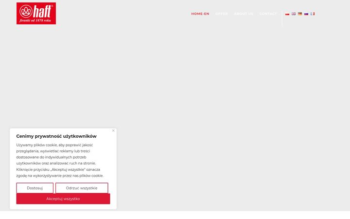 Screenshot of haft.com.pl