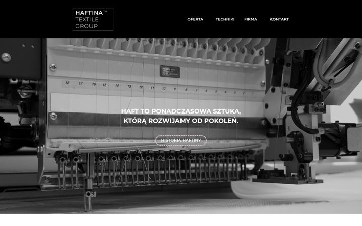 Screenshot of haftina.pl