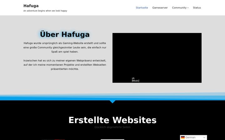 Screenshot of hafuga.de