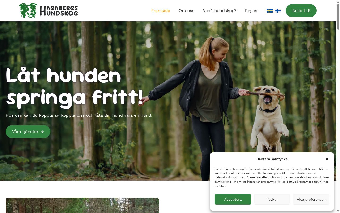 Screenshot des Einwilligungsbanners vor jeglicher Interaktion