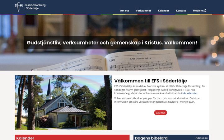 Screenshot of hagaberg.nu