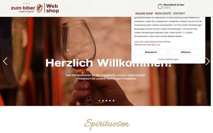 Screenshot of hagebuttenwein.de