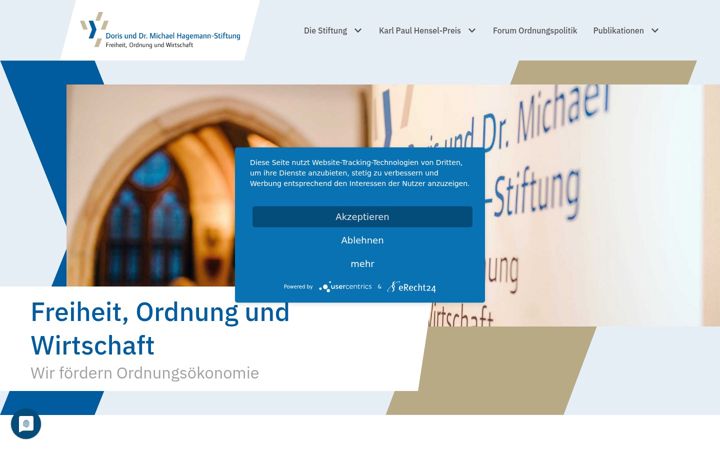 Screenshot of hagemann-ordnungspolitik.de