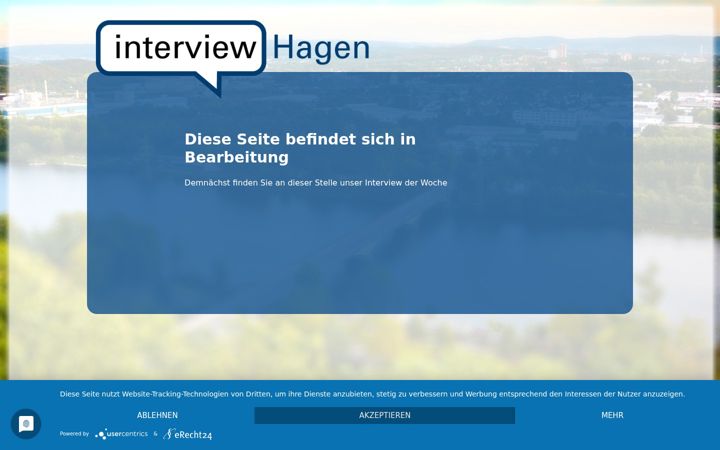 Screenshot of hagen-interview.de