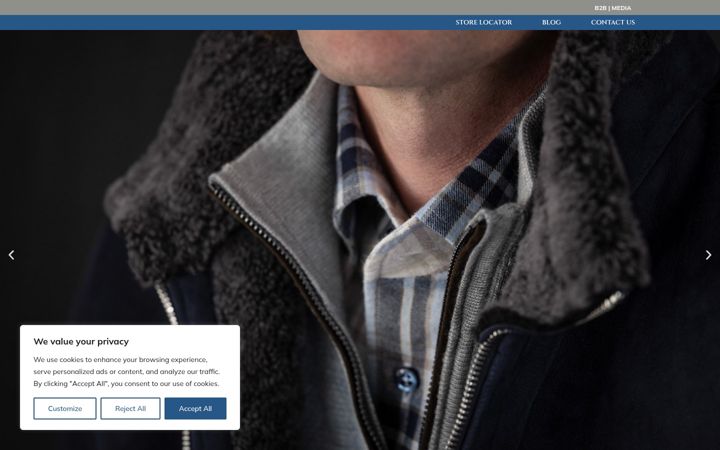 Screenshot of hagenclothing.com