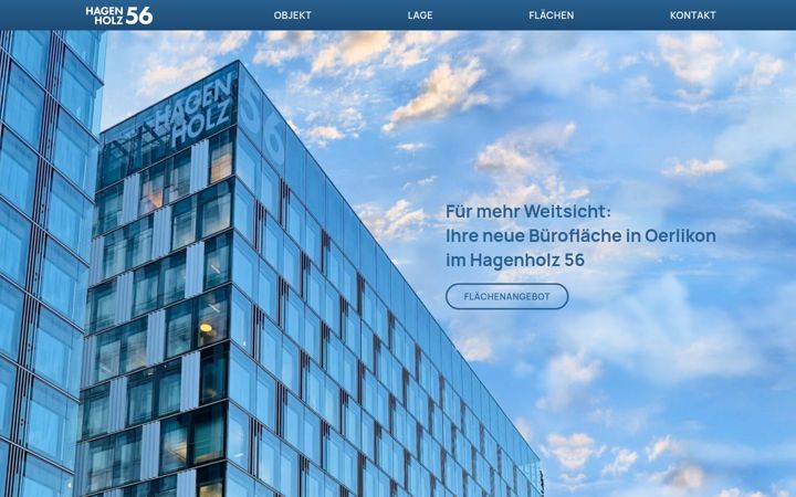 Screenshot of hagenholz56.ch