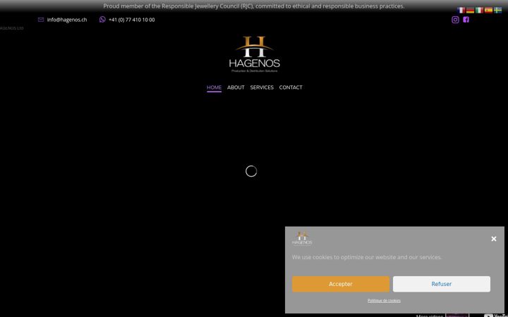 Screenshot of hagenos.ch