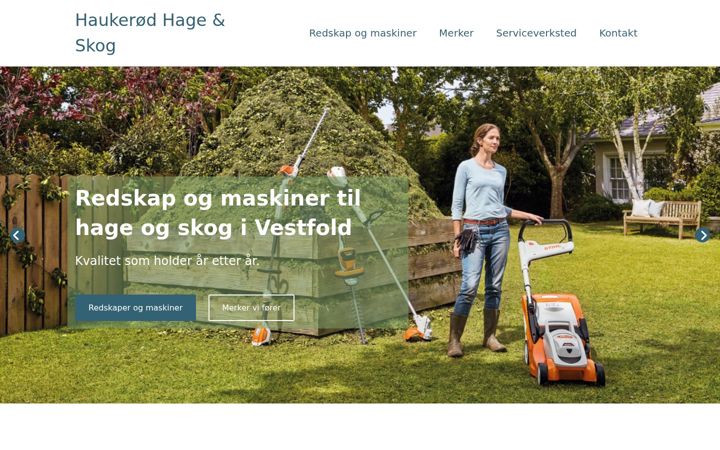 Screenshot of hageogskog.no
