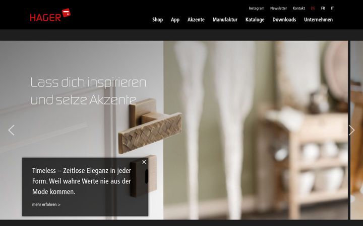 Screenshot of hagerag.ch