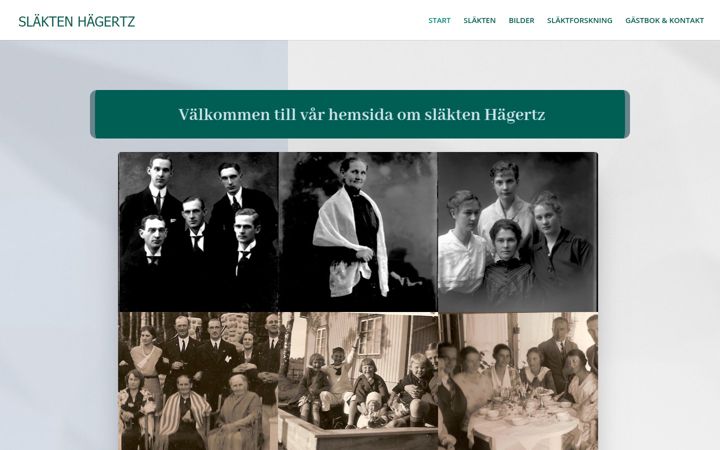 Screenshot of hagertz.se