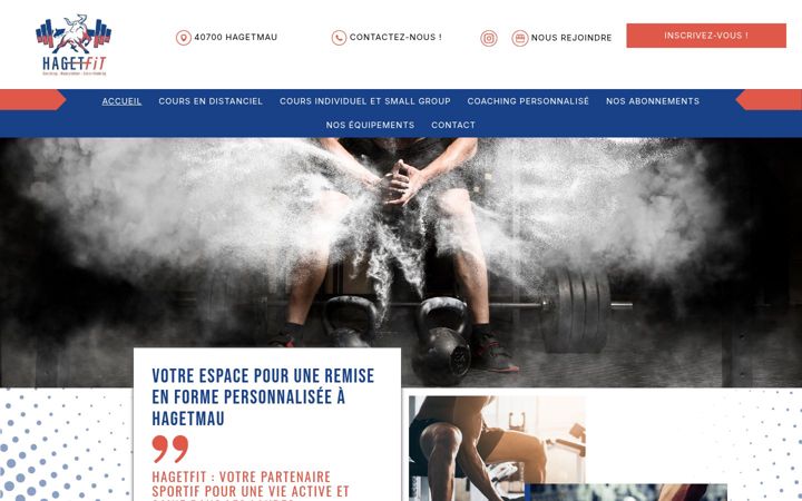 Screenshot of hagetfit.fr