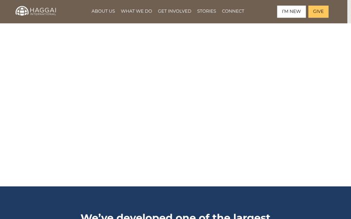 Screenshot of haggai-international.org