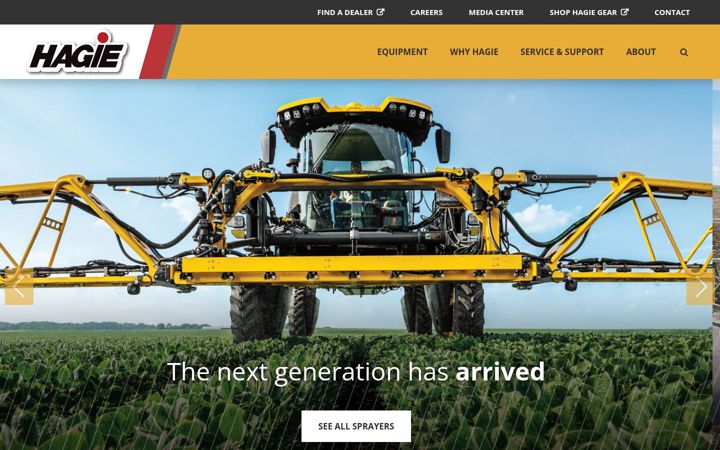 Screenshot von hagie.com
