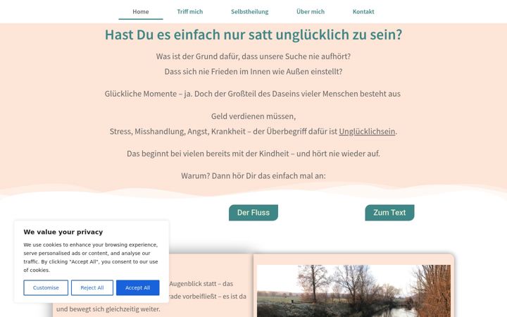 Screenshot of haginger.de