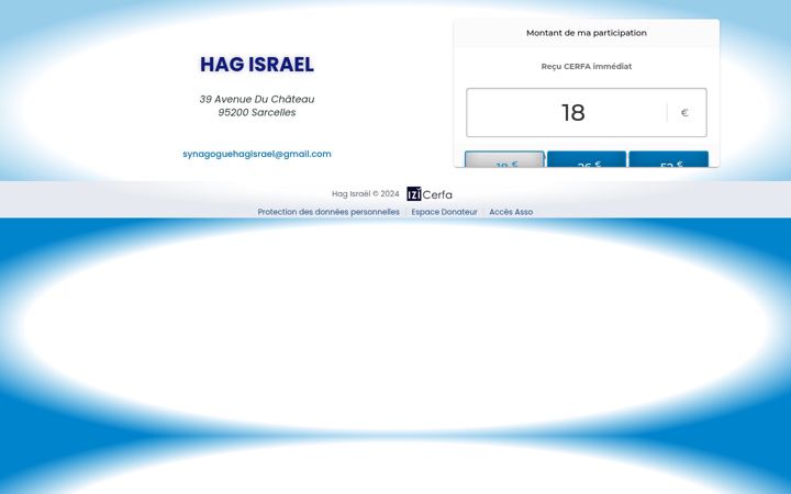 Screenshot of hagisrael.org