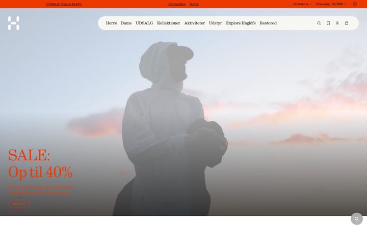 Screenshot of haglofs.com