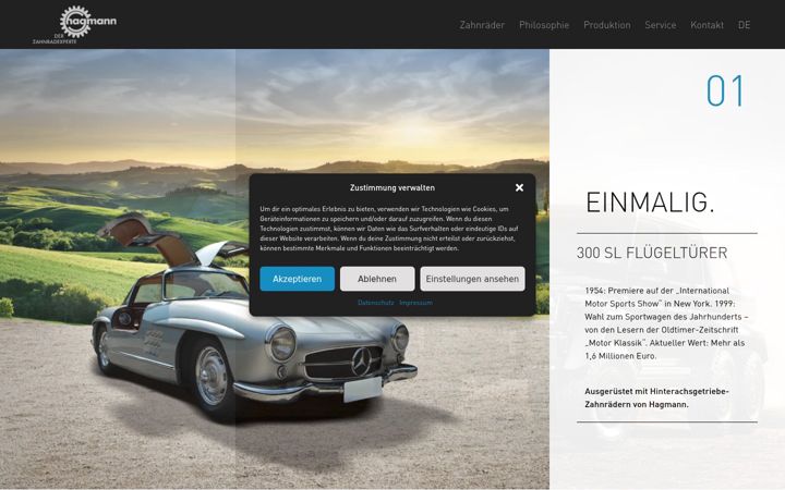 Screenshot of hagmann.de