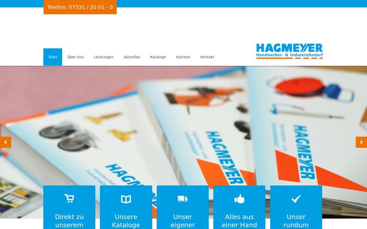 Screenshot of hagmeyer-geislingen.de