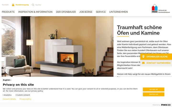 Screenshot of hagos.de