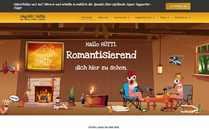 Screenshot of hagridshuette.de