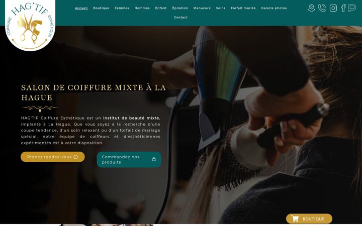 Screenshot of hagtif.fr