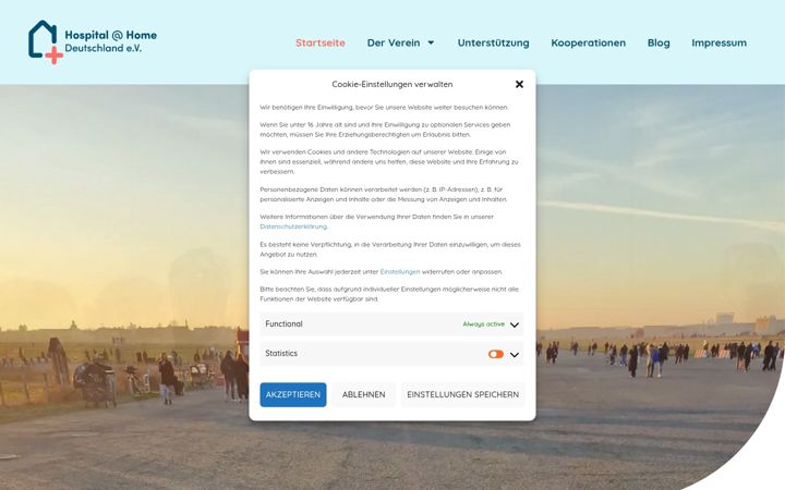 Screenshot of hah-deutschland.com