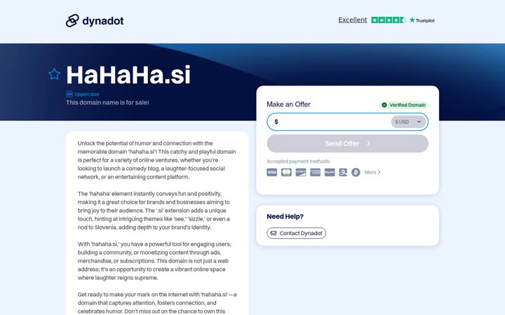 Screenshot of hahaha.si