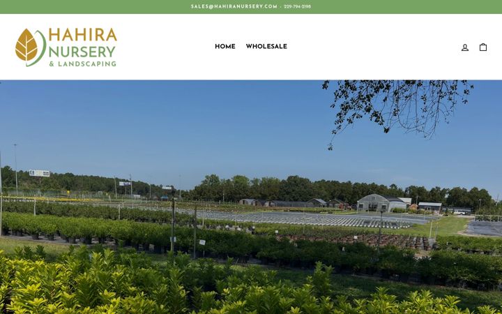 Screenshot of hahiranursery.com