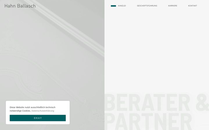 Screenshot of hahn-ballasch.de