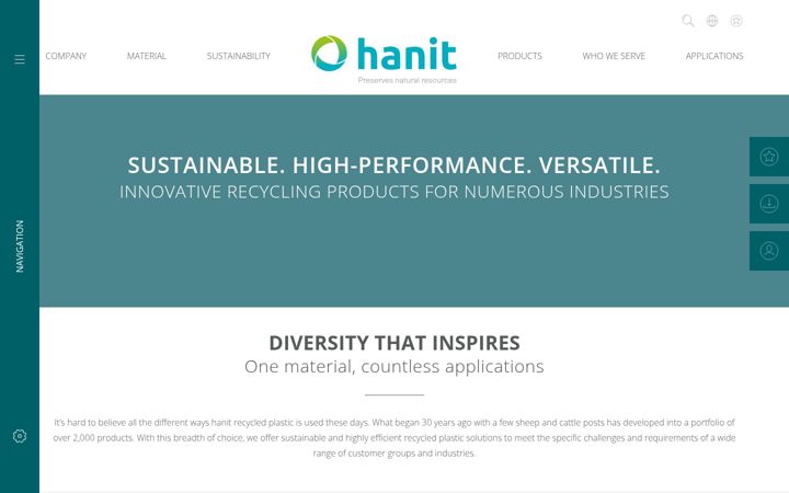 Screenshot of hahnplastics.com