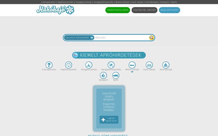 Screenshot of hahohajo.hu