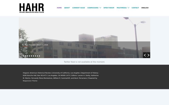Screenshot of hahr-online.com
