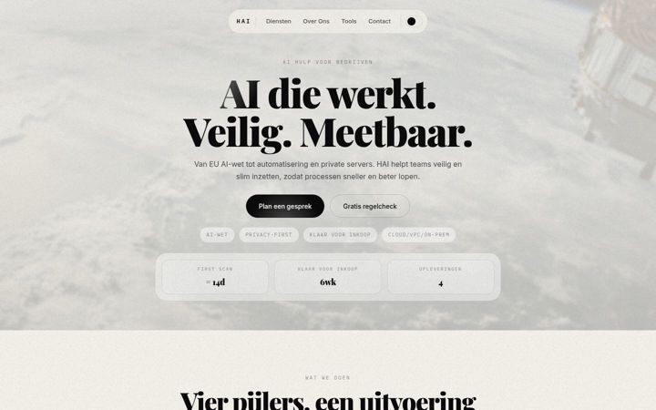Screenshot of hai-retail.com