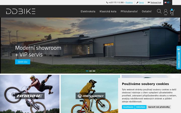 Screenshot of haibike-morava.cz