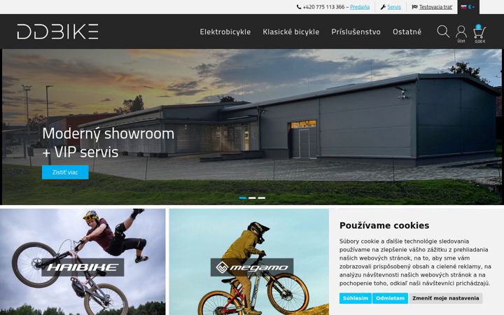 Screenshot of haibike-morava.sk