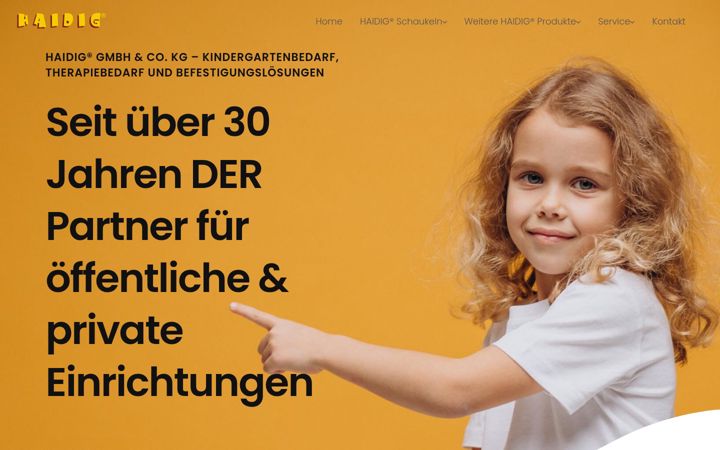 Screenshot of haidig.de