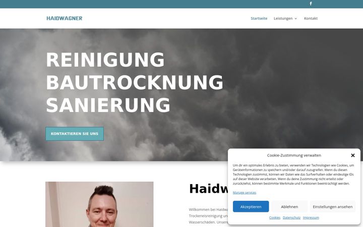 Screenshot of haidwagner.at