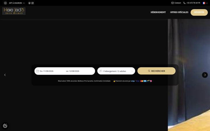 Screenshot of haiejado.be